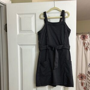 Abercrombie Kids Black and White Checkered Mini Dress
